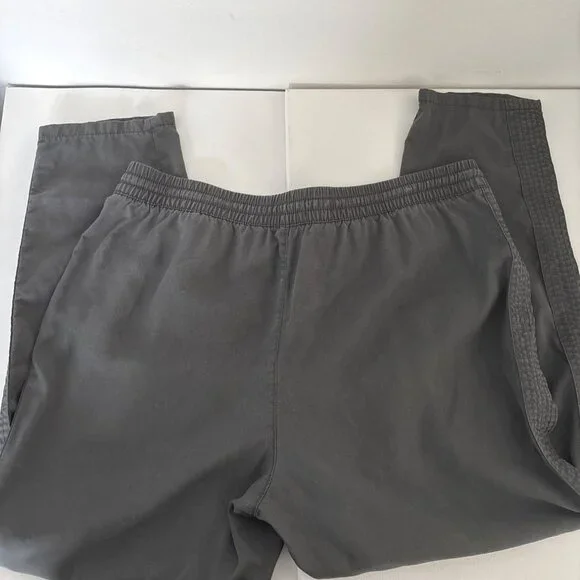 Banana Republic Pants Sz Large Quiet Luxury Jogger Gray Tencel Lyocell Eco Comfy - Picture 3 of 12